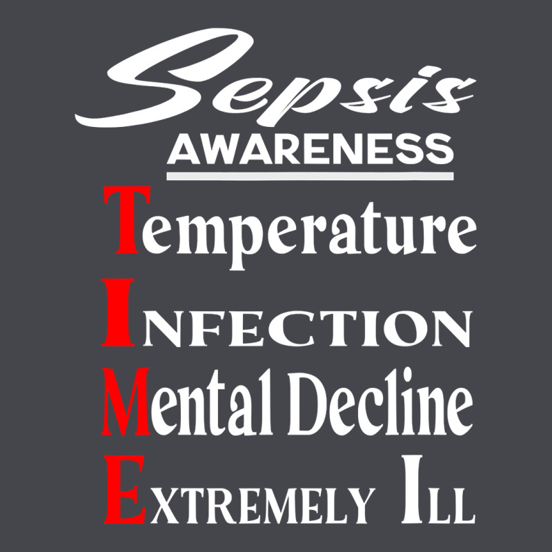 Sepsis Awareness  Know Sepsis Signs  Sepsis Surviv Long Sleeve Tee by InspiraDesign | Teevron