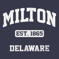 Milton Delaware De Vintage State Athletic Style T Shirt Long Sleeve Tee | Teevron