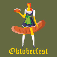 Barmaid Oktoberfest Funny German Woman Dirndl Bratwurst T Shirt Long Sleeve Tee | Teevron