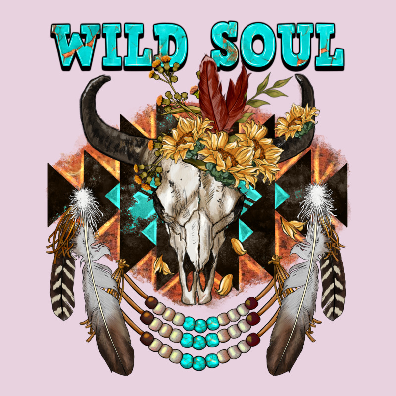 Wild Soul Bull Skull Ladies Tee by FaDigitalArtStudio | Teevron