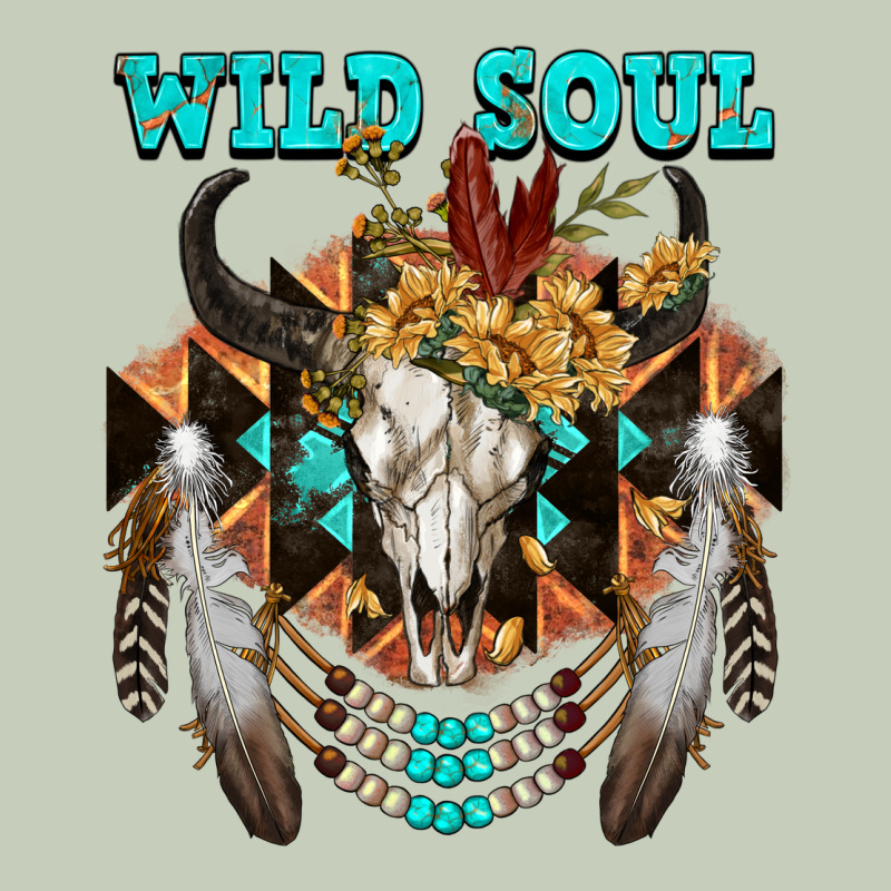 Wild Soul Bull Skull Ladies Tee by FaDigitalArtStudio | Teevron