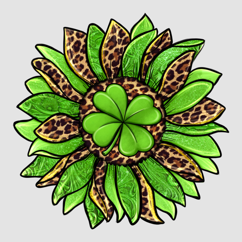 Lucky Leopard St Patricks Sunflower Premium Sweatshirt by Jasminsmagicworld | Teevron