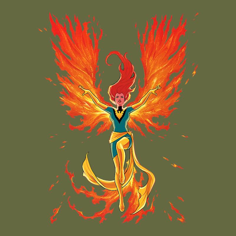X-men Jean Grey Phoenix Cosmic Flames Long Sleeve Tee by ArtChic | Teevron