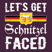 Lets Get Schnitzel Faced Men Women Vintage Oktoberfest T Shirt Long Sleeve Tee | Teevron