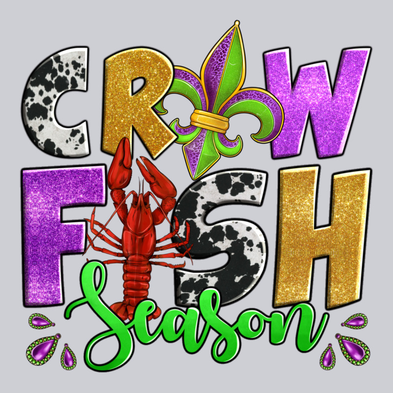 Crawfish Season Mardi Gras Carnival Fleur De Lis Heavyweight Sweatshirt by Jasminsmagicworld | Teevron