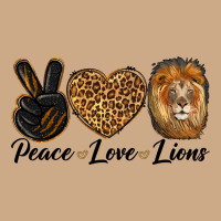 Peace Love Lion Head Vintage Hoodie | Teevron
