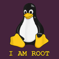 Linux Mascot Tux The Penguin I Am Root Tshirt Men Women Kids Long Sleeve Tee | Teevron