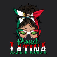 Proud Latina Messy Bun Mama Vintage Tee | Teevron