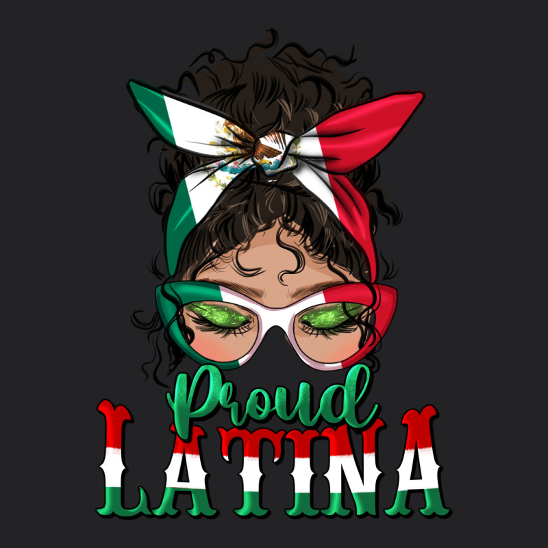 Proud Latina Messy Bun Mama Vintage Tee by BundleAndBundleShop | Teevron