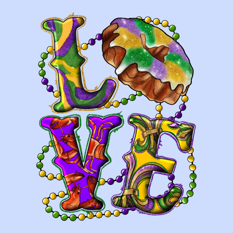 Mardi Gras Love With King Cake Urban Heavy Tee by RanaPortraitStore | Teevron