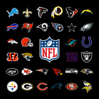 American Football Team Collage    Wall Art Long Sleeve Tee | Teevron