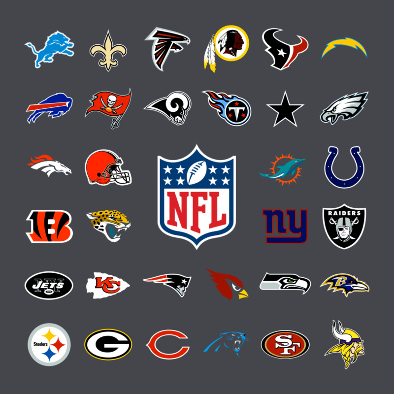 American Football Team Collage    Wall Art Long Sleeve Tee by PixelFlow | Teevron