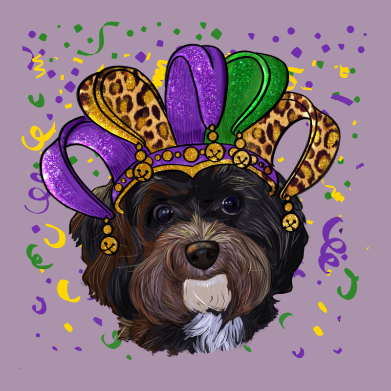 Mardi Gras Havanese Dog With Hat Heavyweight Hoodie by RanaPortraitStore | Teevron