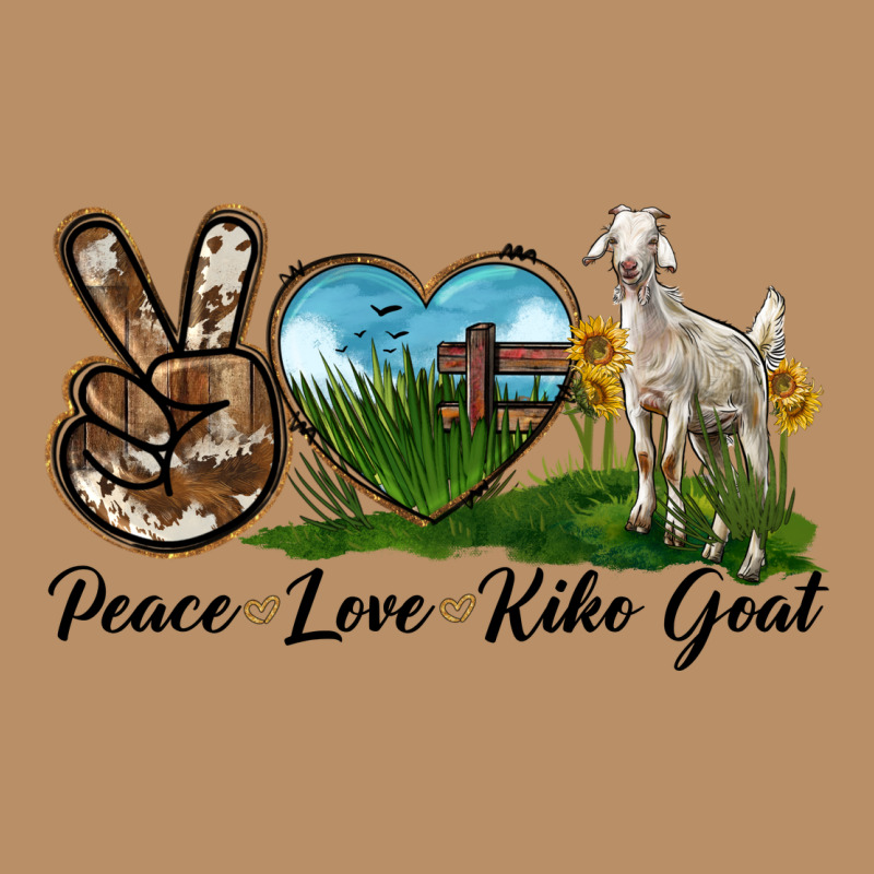 Peace Love Kiko Goat Vintage Hoodie by LillyAllenDesigns | Teevron