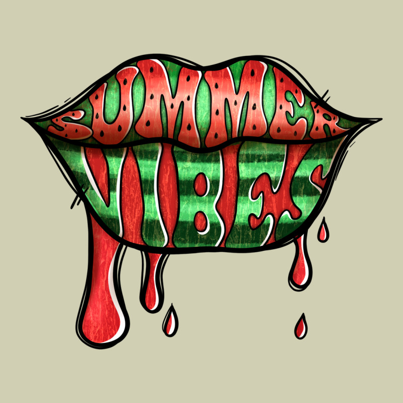 Summer Vibes Watermelon Lips Heavy Core Tee by Jasminsmagicworld | Teevron