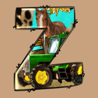 Farm Life Alphabet Lowercase Letters Z Vintage Tee | Teevron