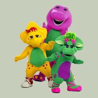 New 755 Barney And Friends Cute Long Sleeve Tee | Teevron