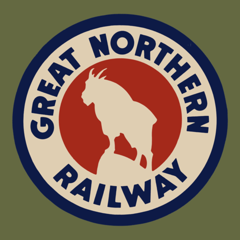 Great Northern Railroad Long Sleeve Tee by SnappyArt | Teevron