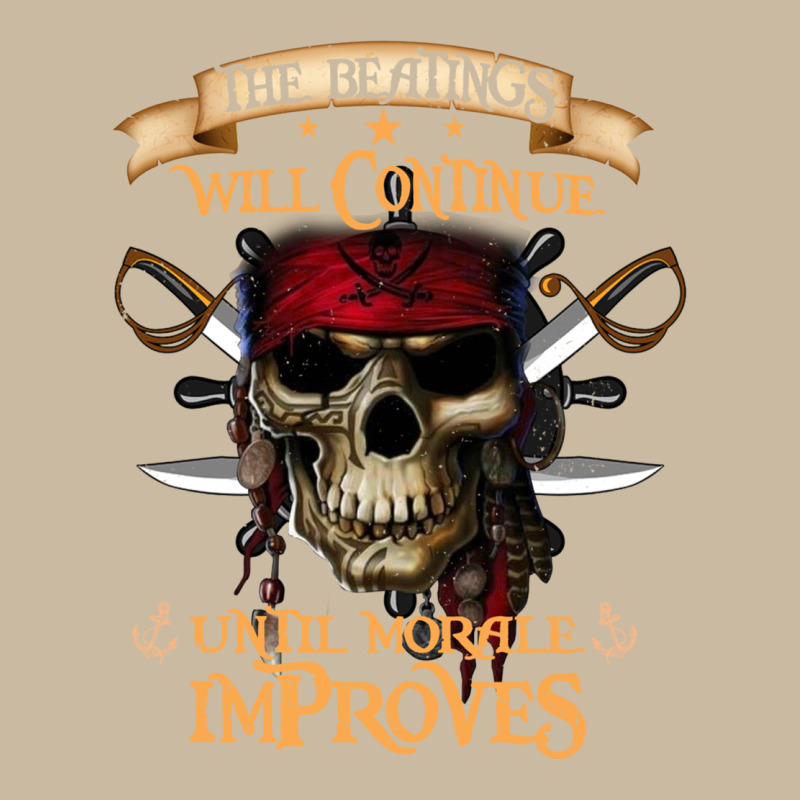 Pirate The Beatings Will Continue Until Morale Improves Long Sleeve Tee by SnappyArt | Teevron