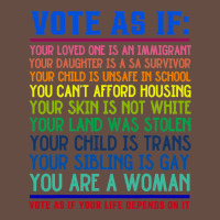 Vote As If Your Life Depends On It Human Rights Long Sleeve Tee | Teevron