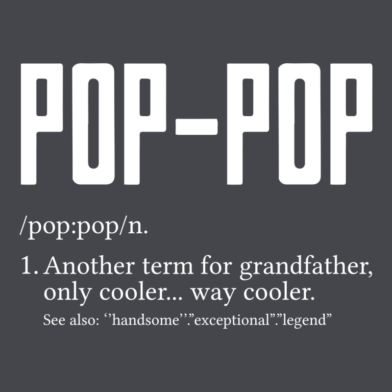 Pop Pop Gifts Grandpa Fathers Day Pop-pop Long Sleeve Tee by SnappyArt | Teevron
