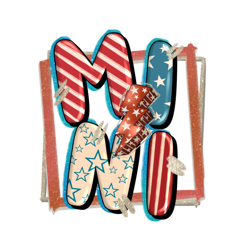 4th Of July Mini With Lightning Bolt Premium Tee by FaDigitalArtStudio | Teevron