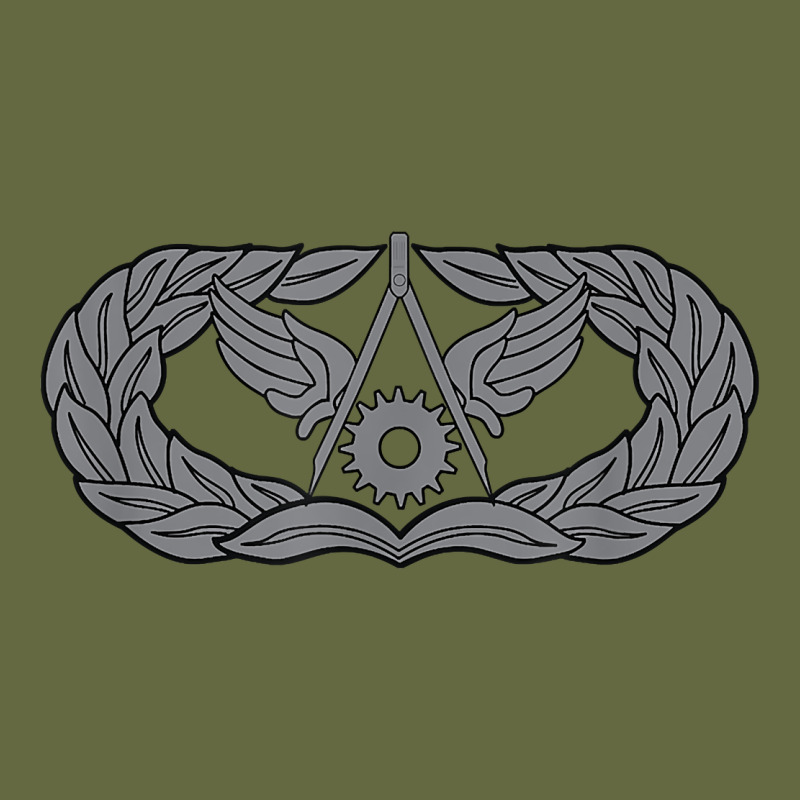 Air Force Civil Engineer Badge Long Sleeve Tee by SnappyArt | Teevron