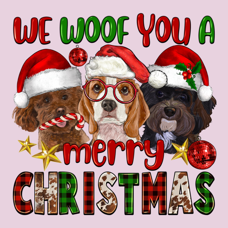 We Woof You A Merry Christmas Ladies Tee by FaDigitalArtStudio | Teevron