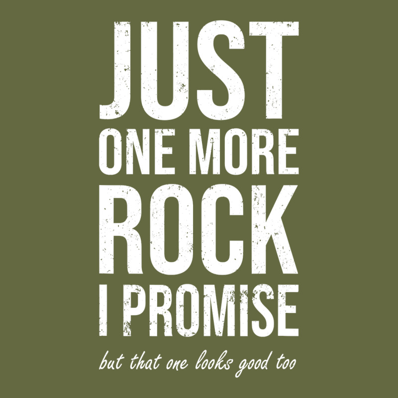 Rockhounds Gear Gift Just One More Rock Funny Rockhounding Long Sleeve Tee by SnappyArt | Teevron