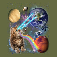 Fluffy Kitten Shoot Laser Rainbow Space Galaxy, Cat Gifts Long Sleeve Tee | Teevron