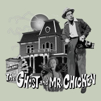 The Ghost And Mr Chicken Green Long Sleeve Tee | Teevron