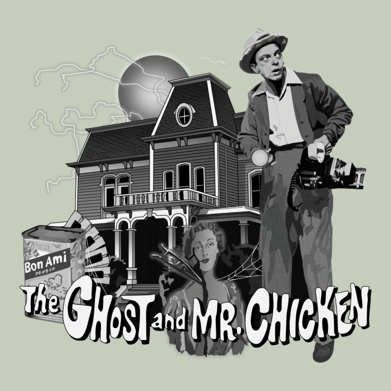 The Ghost And Mr Chicken Green Long Sleeve Tee by FloraArt | Teevron