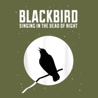 Blackbird Singing In The Dead Of Night T Shirt Long Sleeve Tee | Teevron