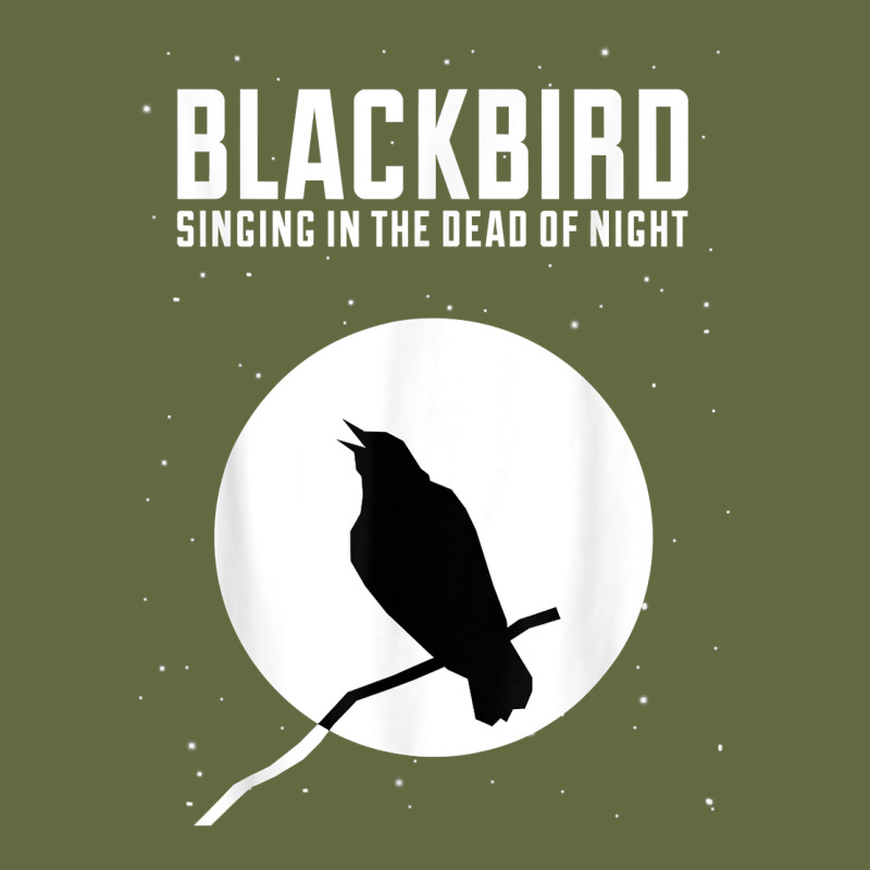 Blackbird Singing In The Dead Of Night T Shirt Long Sleeve Tee by FloraArt | Teevron