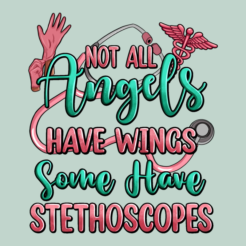 Not All Angels Have Wings Some Have Stethoscopes Zipper Hoodie by RanaPortraitStore | Teevron