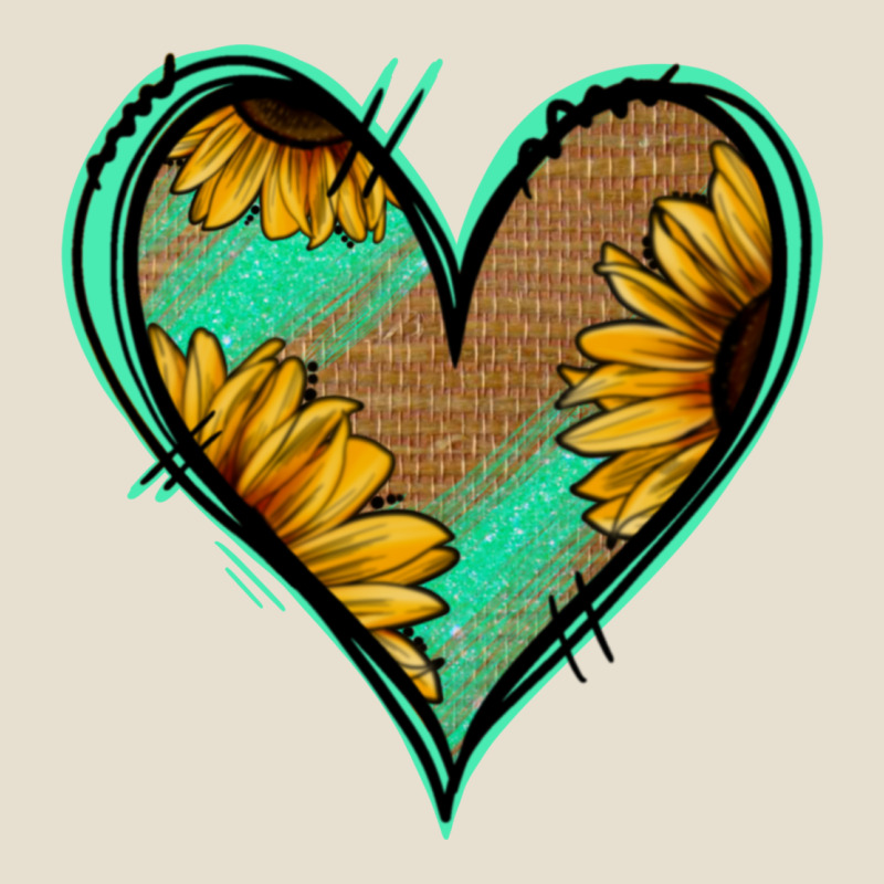 Sunflower Heart Urban Hoodie by Jasminsmagicworld | Teevron