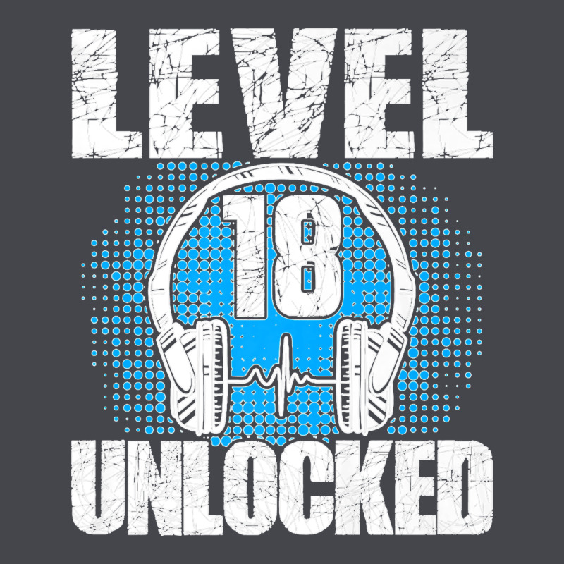 Level 18 Unlocked Birthday 18 Years Gamer Premium T Shirt Long Sleeve Tee by FloraArt | Teevron