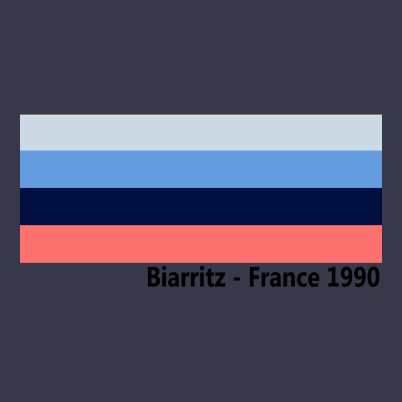 Biarritz France 1990 Long Sleeve Tee by FloraArt | Teevron