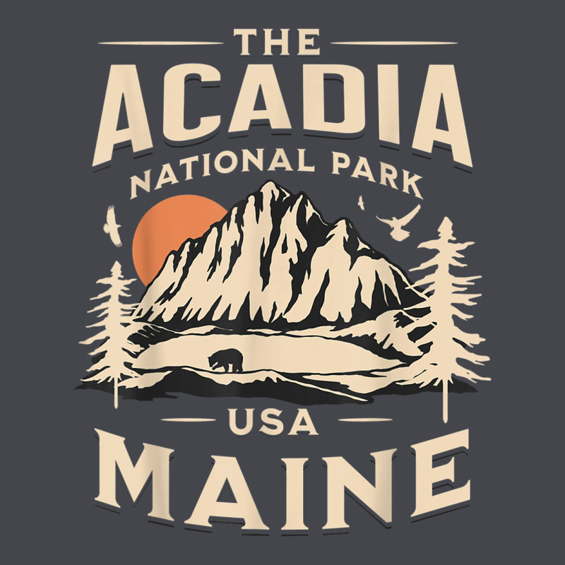 Acadia National Park Maine Nature Hike Outdoors Vintage T Shirt Long Sleeve Tee by ArtMosaic | Teevron