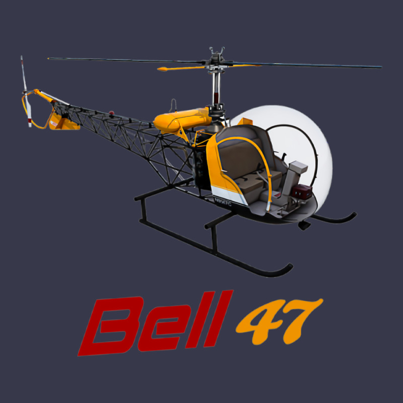 Bell 47 Helicopter Long Sleeve Tee by ArtMosaic | Teevron
