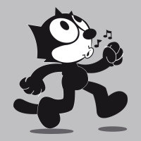 Felix The Cat Whistling Long Sleeve Tee | Teevron