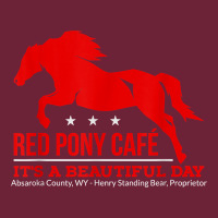Red Pony Cafe, Funny Cute Horse Lover Long Sleeve Tee | Teevron