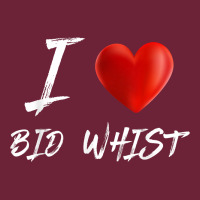 I Love Heart Bid Whist Card Game T Shirt Long Sleeve Tee | Teevron