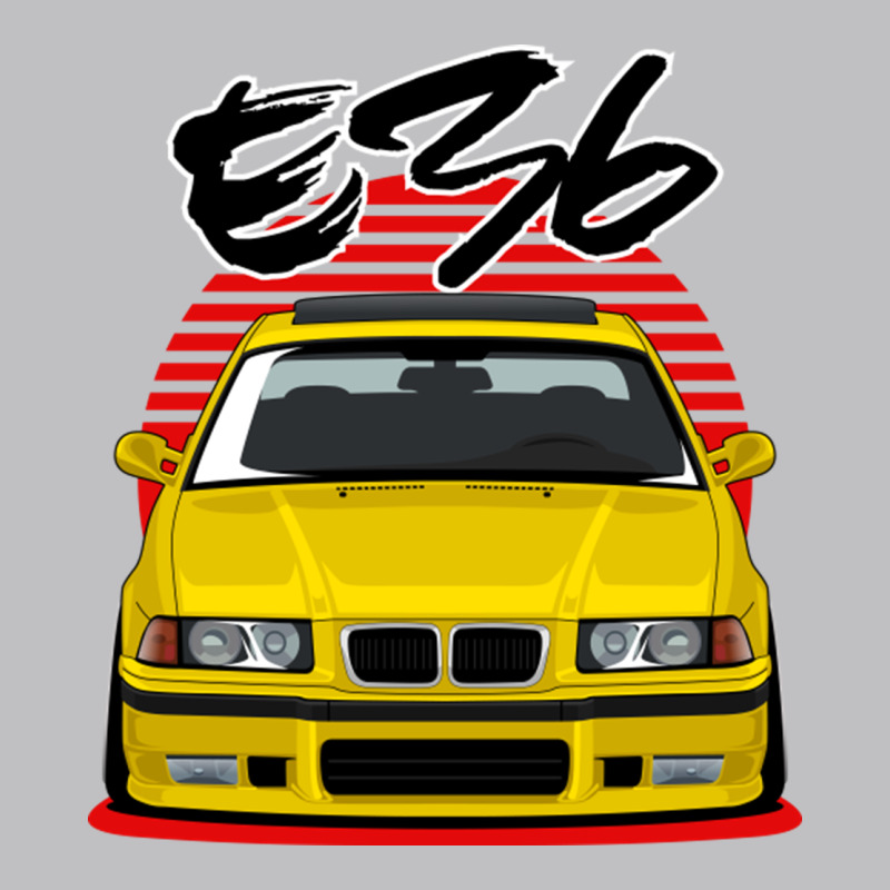 Yellow E36 Long Sleeve Tee by ArtMosaic | Teevron