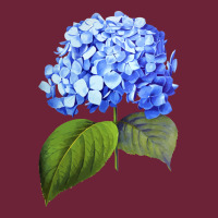 Blue  Hydrangea Long Sleeve Tee | Teevron