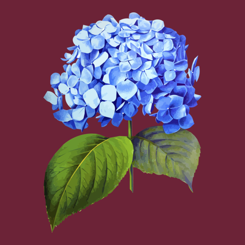 Blue  Hydrangea Long Sleeve Tee by ArtMosaic | Teevron