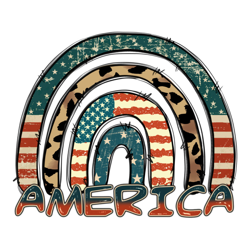 America Rainbow Premium Tee by FaDigitalArtStudio | Teevron