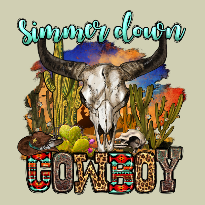 Simmer Down Cowboy Heavy Core Tee by OliviaCreatesArt | Teevron
