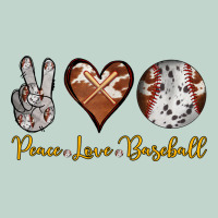 Peace Love Baseball Zipper Hoodie | Teevron