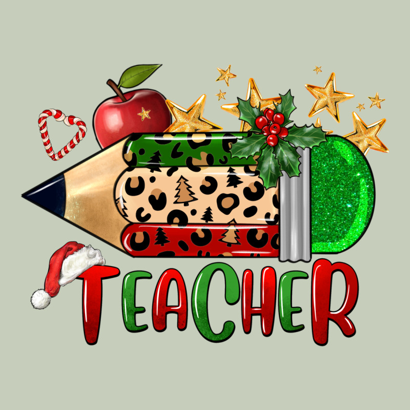 Christmas Teacher Pencil Ladies Tee by FaDigitalArtStudio | Teevron